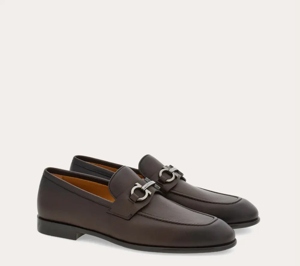 Giày Salvatore Ferragamo Moccasin ‘Testa di Moro’ 021669-775115 - Ảnh 4