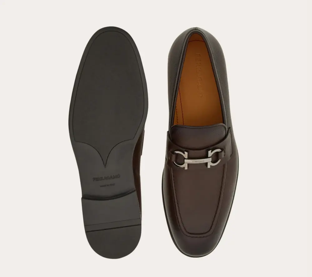 Giày Salvatore Ferragamo Moccasin ‘Testa di Moro’ 021669-775115 - Ảnh 3