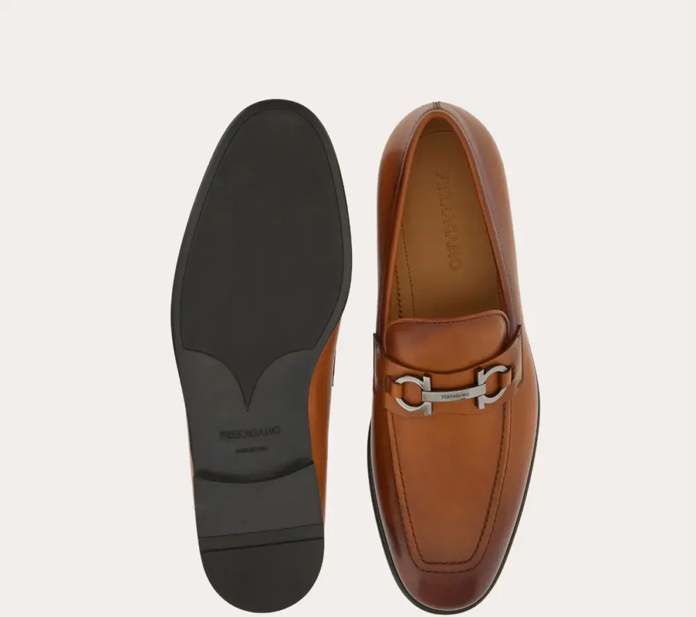 Giày Salvatore Ferragamo Moccasin ‘Vicuna’ 021669-762637 - Ảnh 4