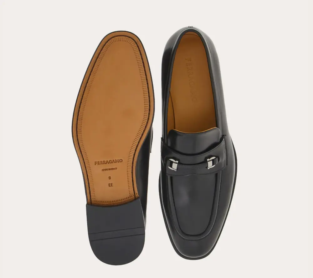 Giày Salvatore Ferragamo Moccasin With Ornament 'Black' 022248-769194 - Ảnh 5