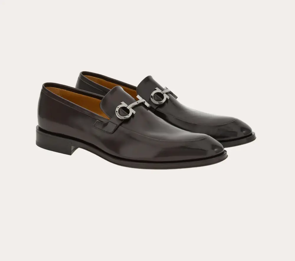 Giày Salvatore Ferragamo Moccasin ‘Brown’ 021666-763347 - Ảnh 3