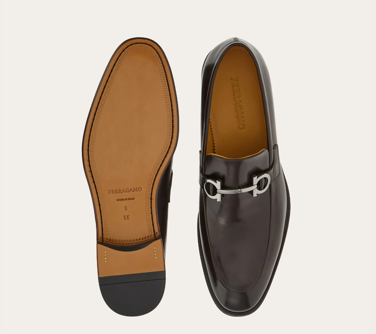 Giày Salvatore Ferragamo Moccasin ‘Brown’ 021666-763347 - Ảnh 4