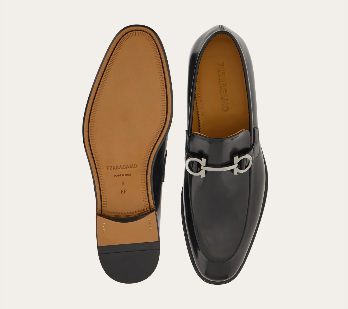 Giày Salvatore Ferragamo Moccasin ‘Black’ 021666-763346 - Ảnh 4