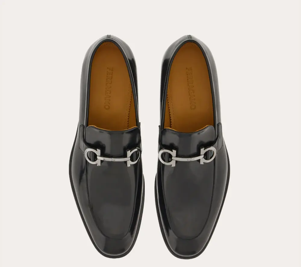 Giày Salvatore Ferragamo Moccasin ‘Black’ 021666-763346 - Ảnh 5