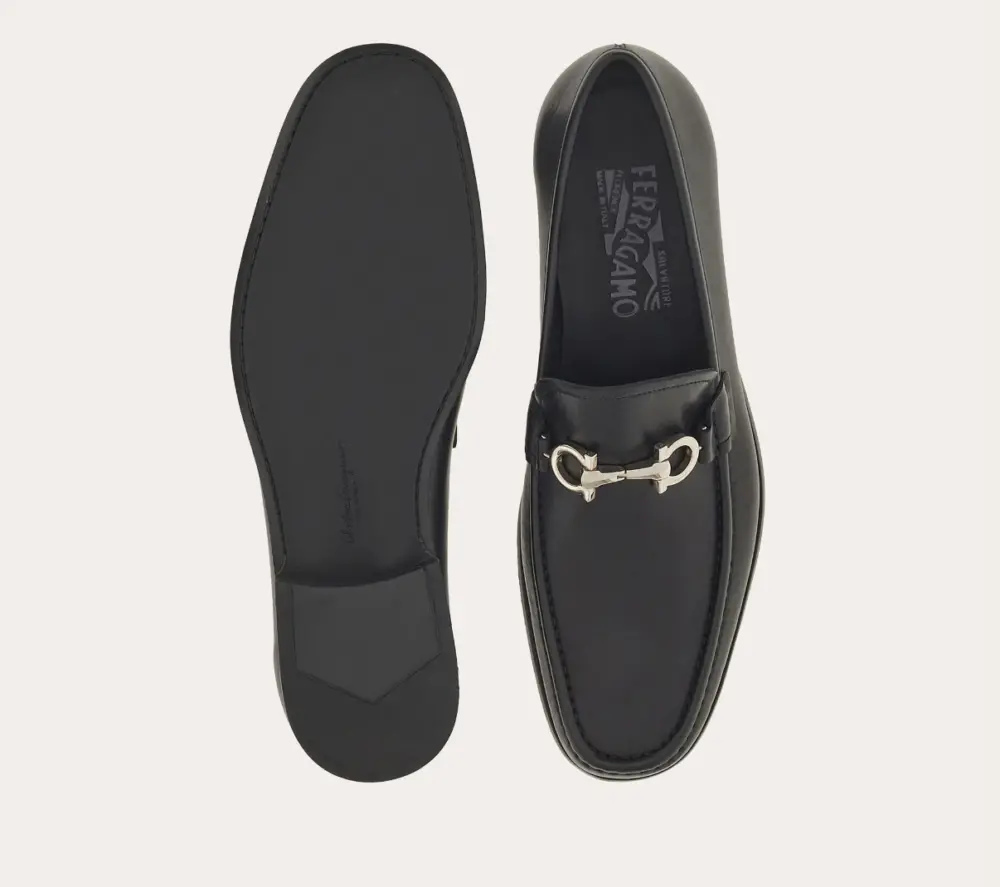 Giày Salvatore Ferragamo Moccasin ‘Black’ 02A881-686084 - Ảnh 4