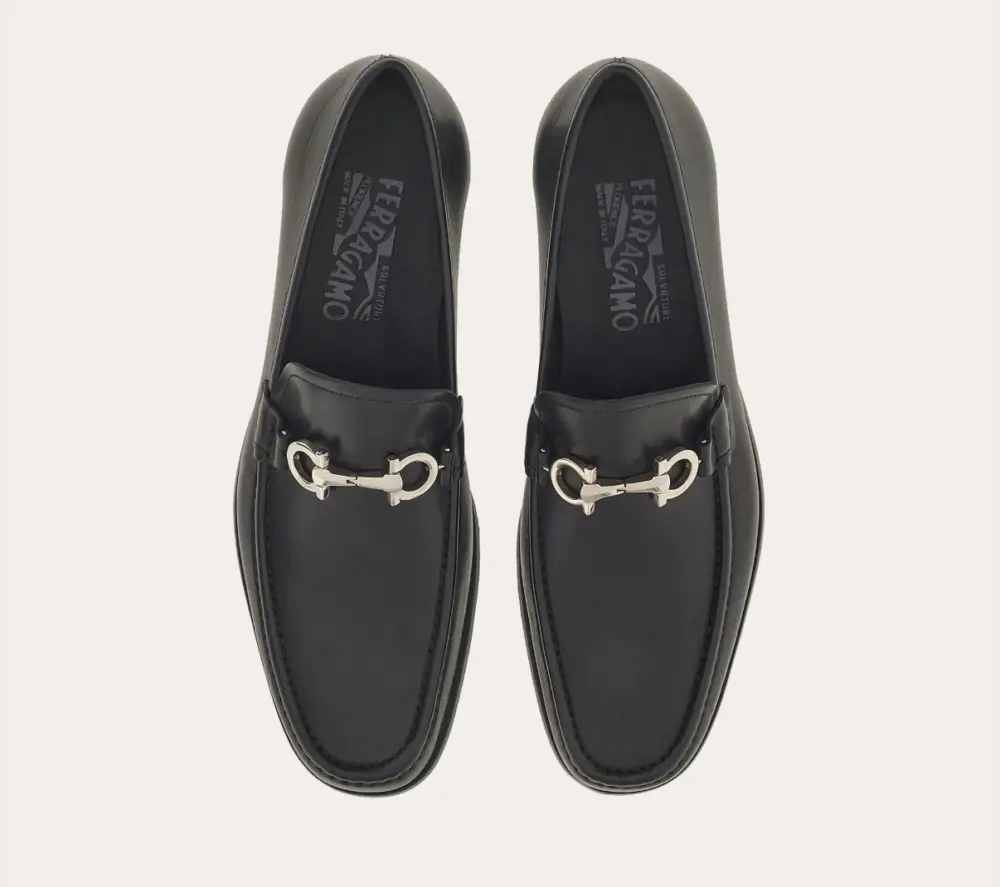Giày Salvatore Ferragamo Moccasin ‘Black’ 02A881-686084 - Ảnh 3