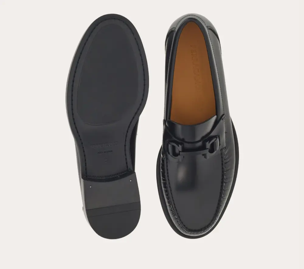 Giày Salvatore Ferragamo Moccasin ‘Black’ 020983-773858 - Ảnh 4