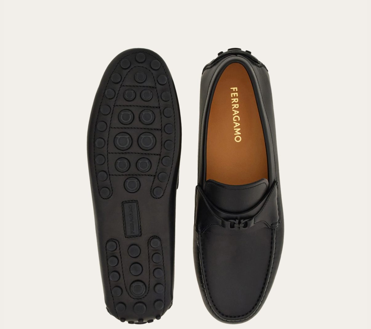 Giày Salvatore Ferragamo Driver ‘Black’ 021654-774315 - Ảnh 4