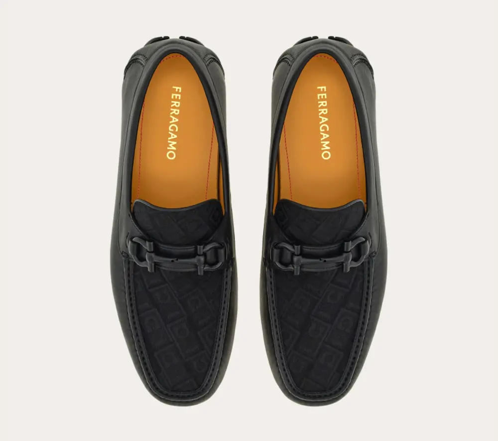 Giày Salvatore Ferragamo Driver ‘Black’ 029165-775576 - Ảnh 3