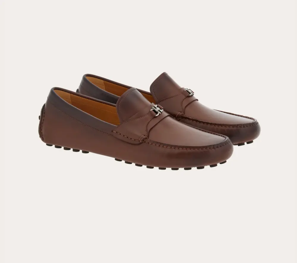 Alternative view of Giày Salvatore Ferragamo Driver ‘Cocoa’ 021654-762656
