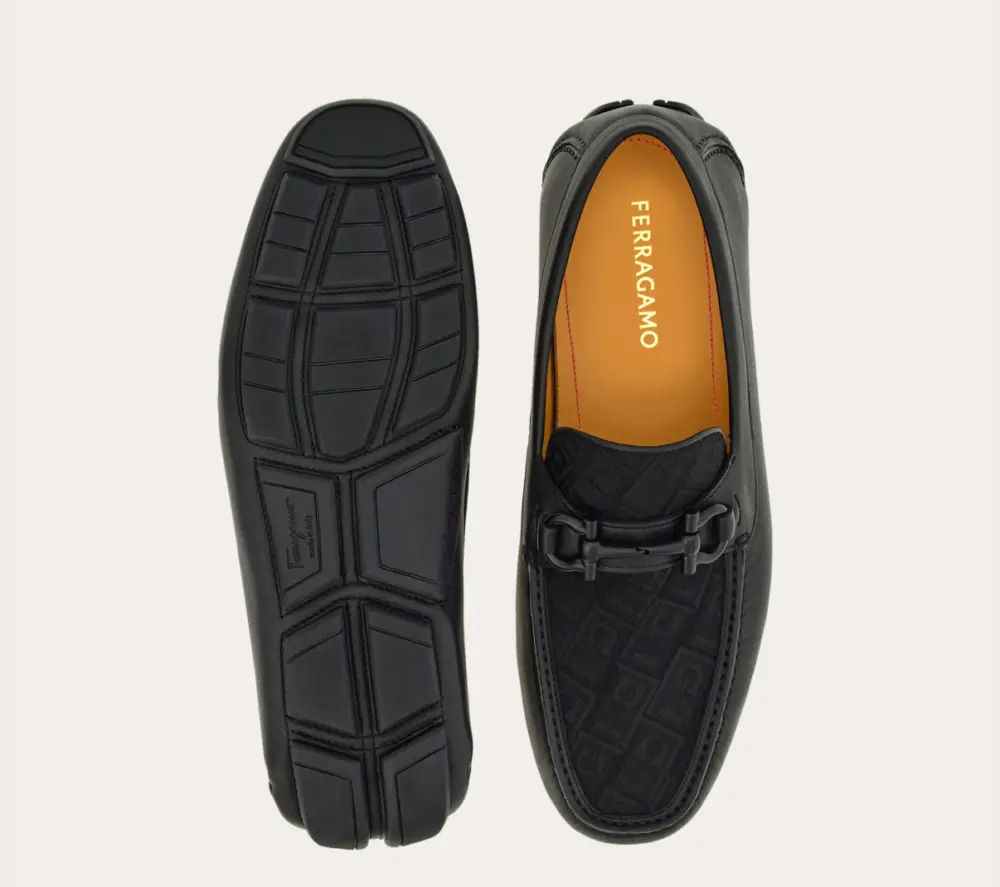 Giày Salvatore Ferragamo Driver ‘Black’ 029165-775576 - Ảnh 4