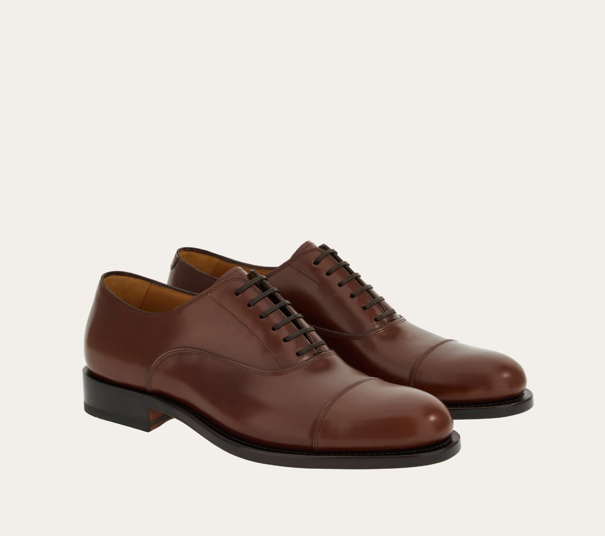 Alternative view of Giày Salvatore Ferragamo Tramezza Oxford ‘Brown’ 021457-762364
