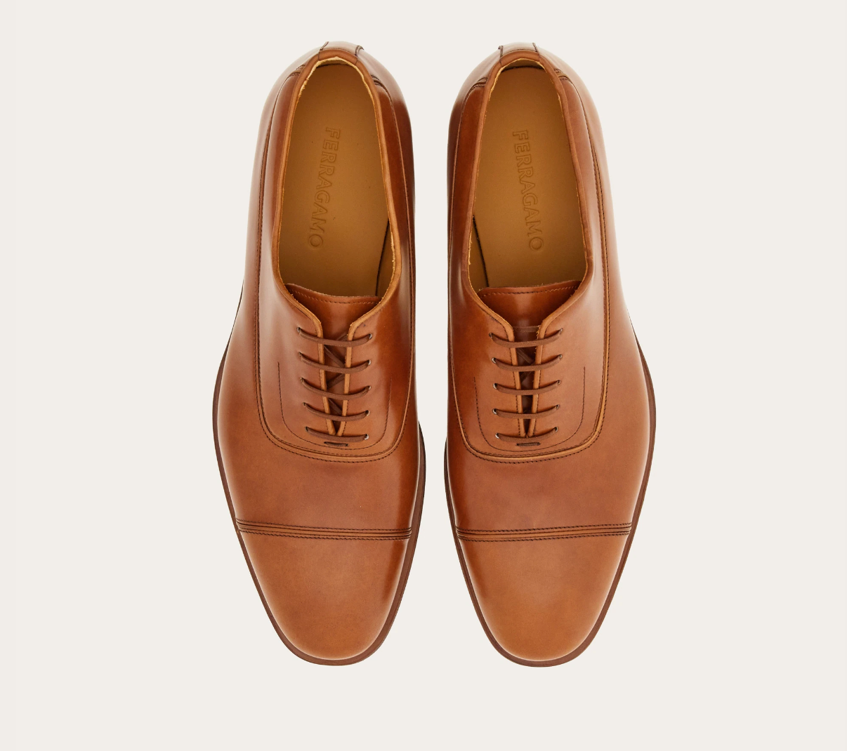 Giày Salvatore Ferragamo Oxford ‘Dark Leather’ 021625-768690 - Ảnh 5