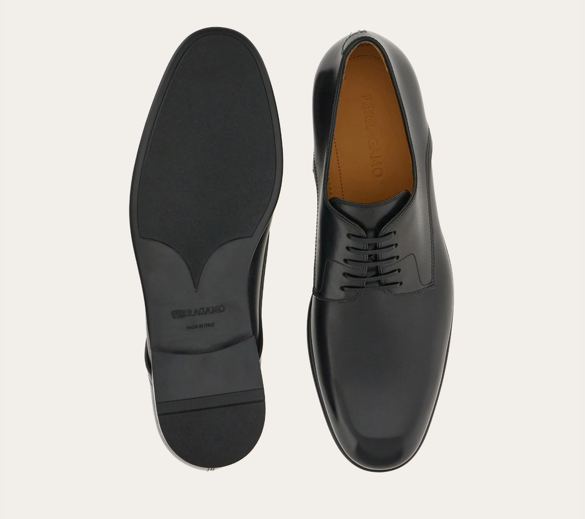 Alternative view of Giày Salvatore Ferragamo Two Tone Derby ‘Black’ 021670-762619