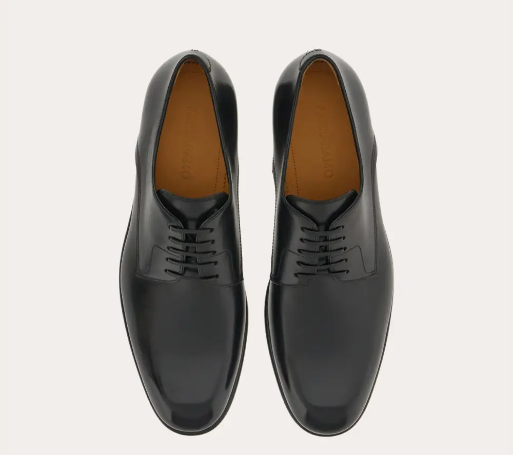 Giày Salvatore Ferragamo Two Tone Derby ‘Black’ 021670-762619 - Ảnh 5