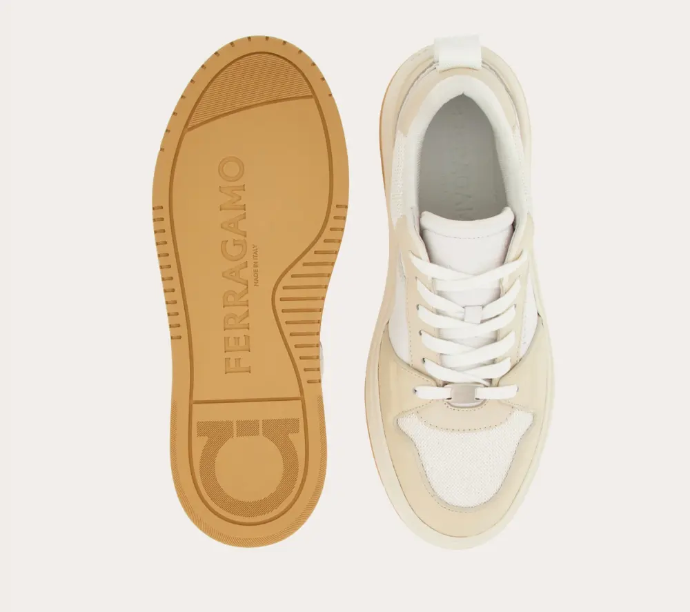 Alternative view of Giày Salvatore Ferragamo Low Cut Sneaker ‘White’ 023591-769613