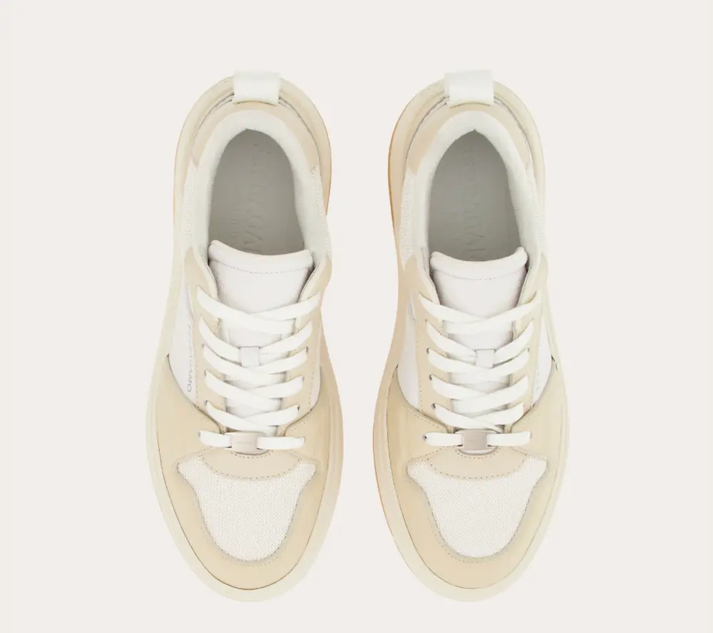 Giày Salvatore Ferragamo Low Cut Sneaker ‘White’ 023591-769613 - Ảnh 4