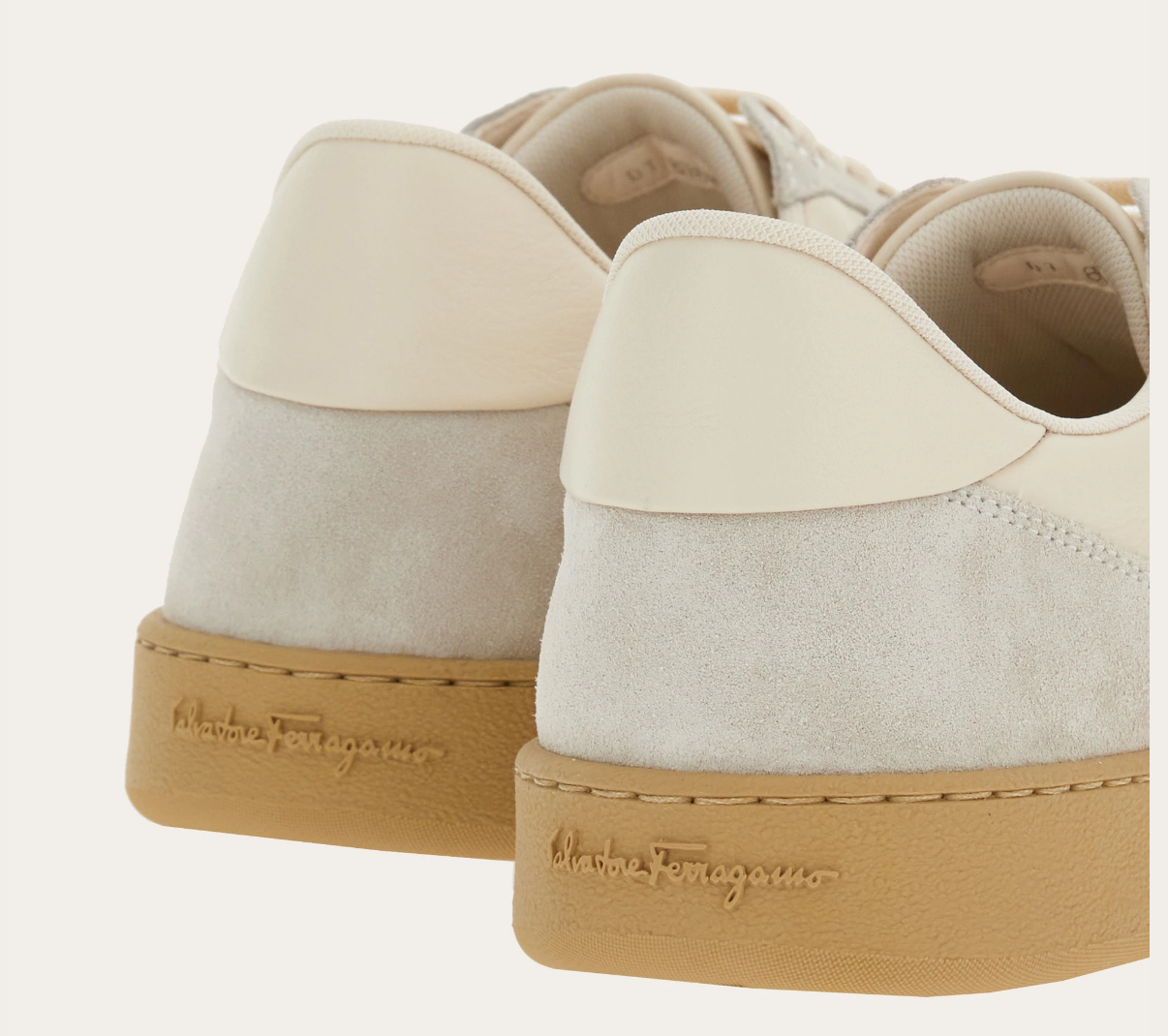 Giày Salvatore Ferragamo Low Top Sneaker ‘Mascarpone’ 021572-762260 - Ảnh 4