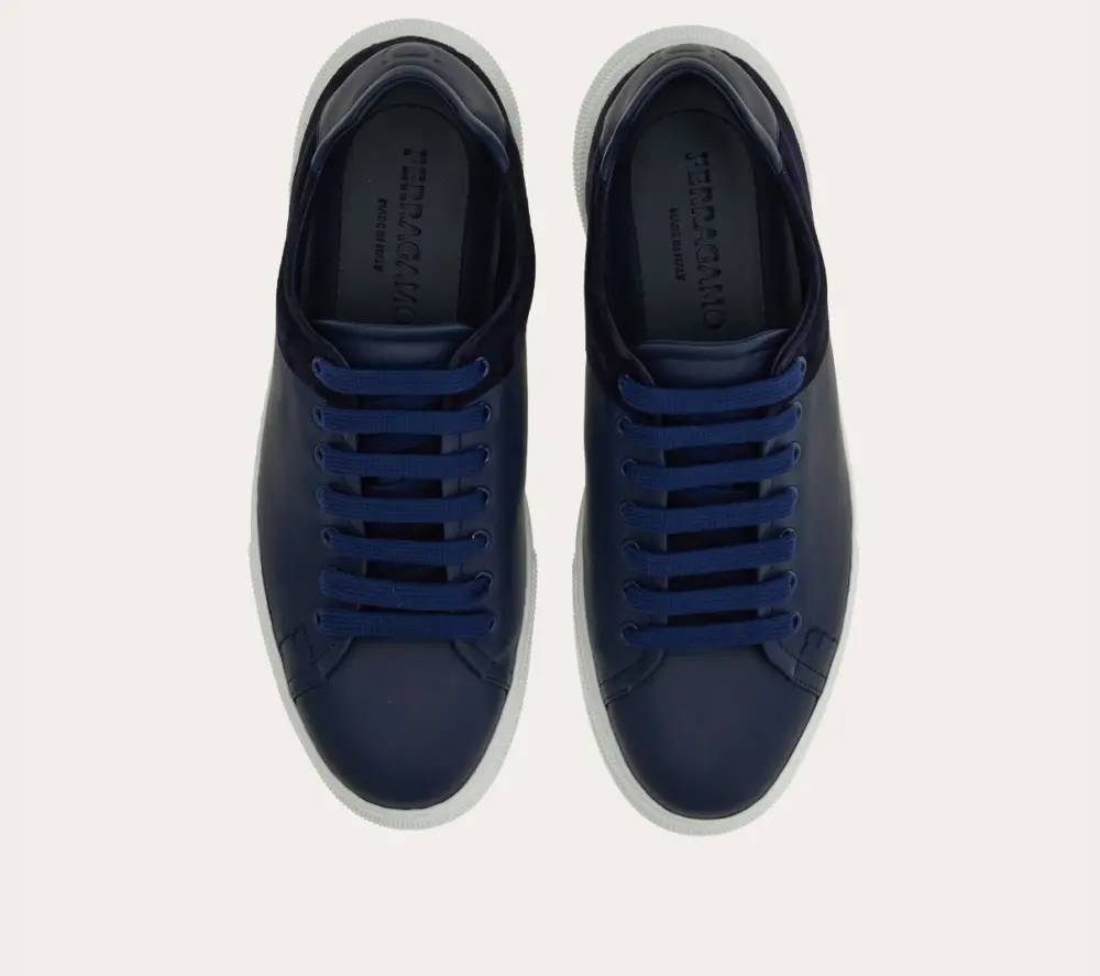 Giày Salvatore Ferragamo Low Cut Sneaker ‘Blue’ 026426-772094 - Ảnh 5