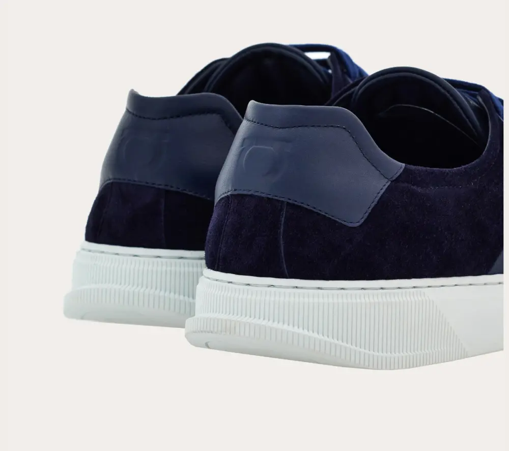 Giày Salvatore Ferragamo Low Cut Sneaker ‘Blue’ 026426-772094 - Ảnh 4