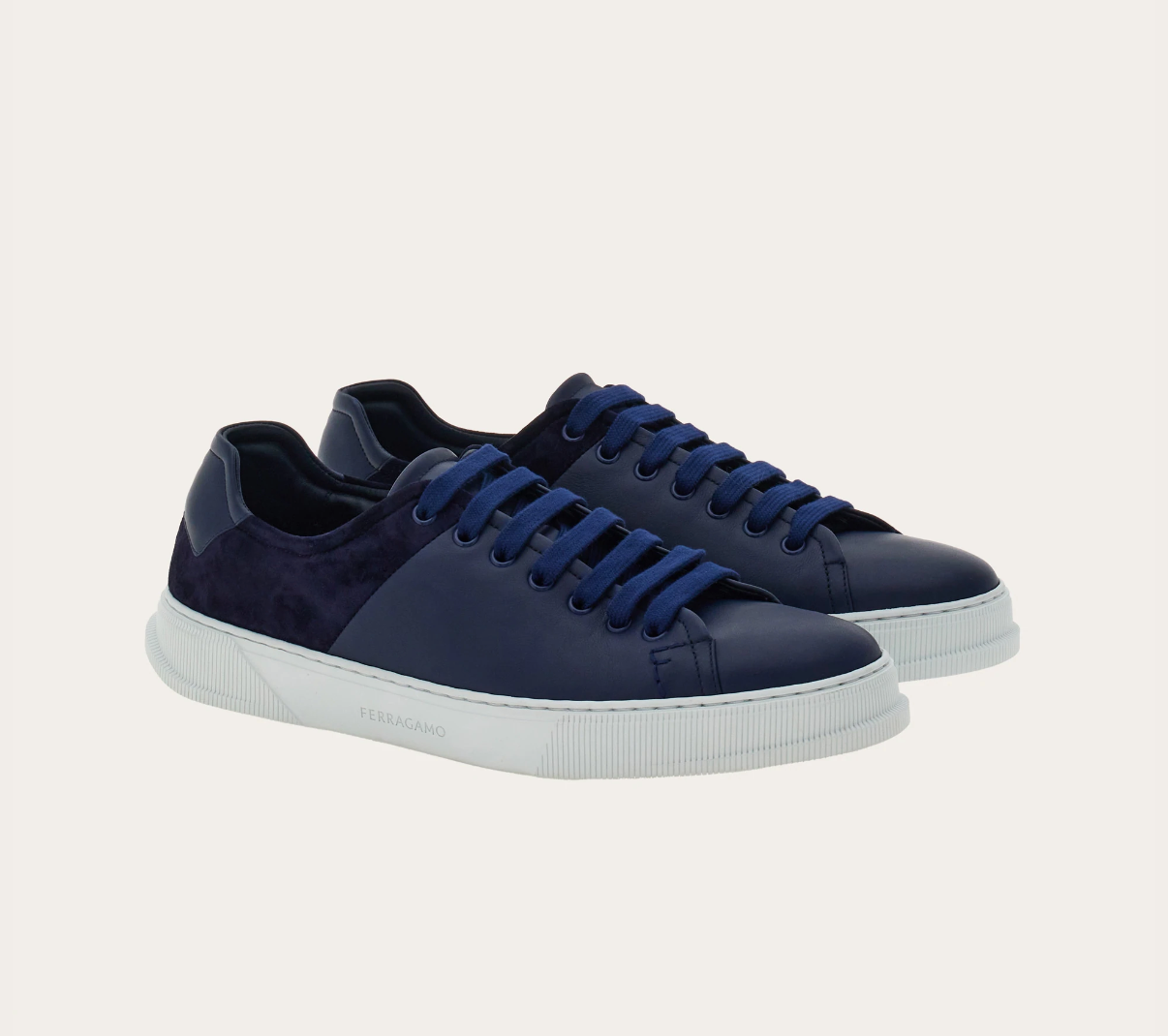Giày Salvatore Ferragamo Low Cut Sneaker ‘Blue’ 026426-772094 - Ảnh 3