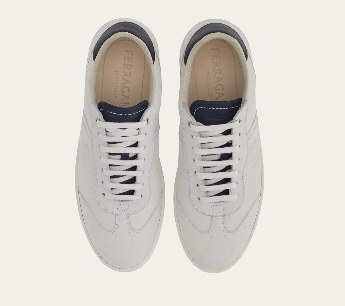 Giày Salvatore Ferragamo Low Top Sneaker ‘White’ 021572-763468 - Ảnh 5