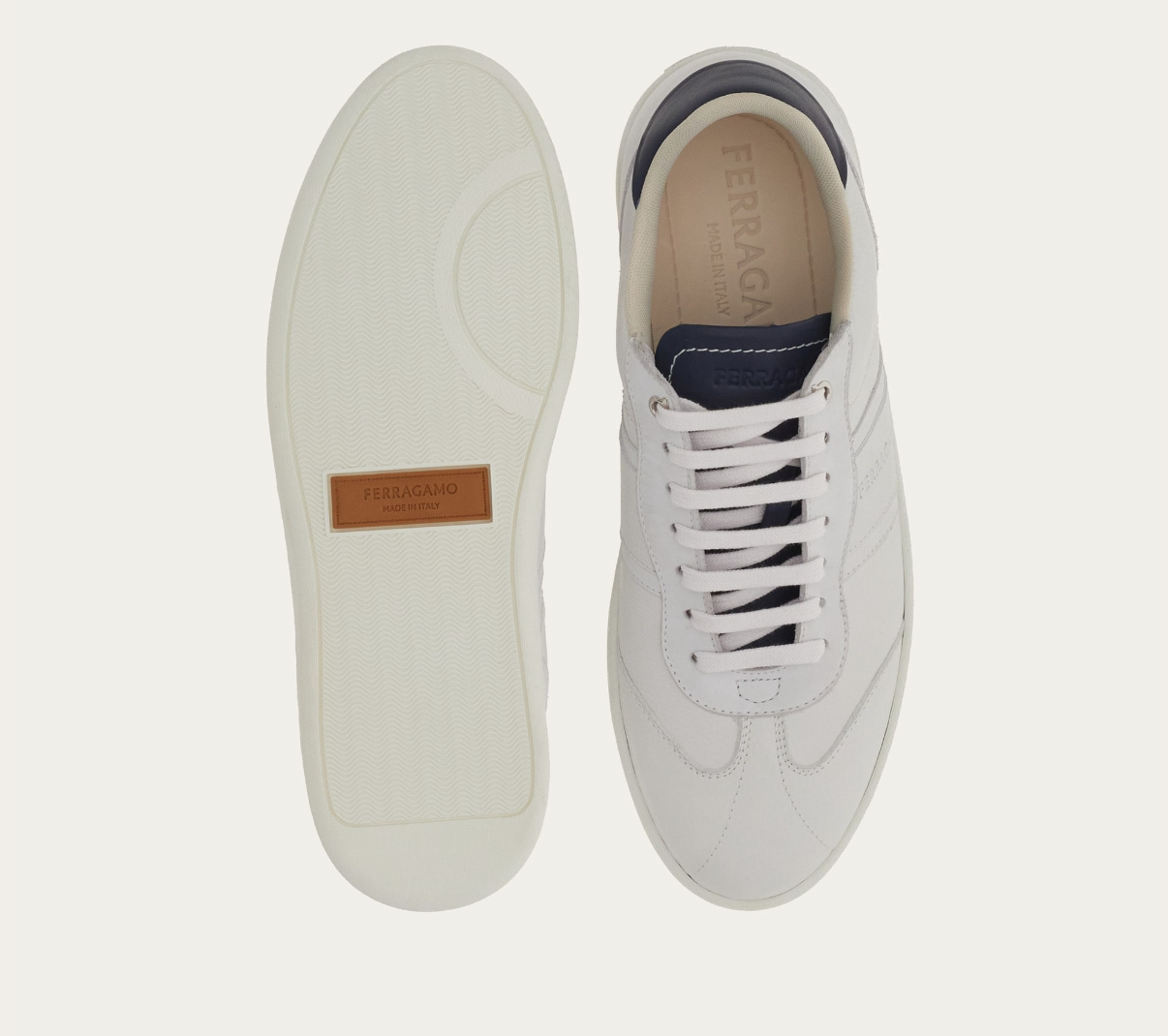 Alternative view of Giày Salvatore Ferragamo Low Top Sneaker ‘White’ 021572-763468