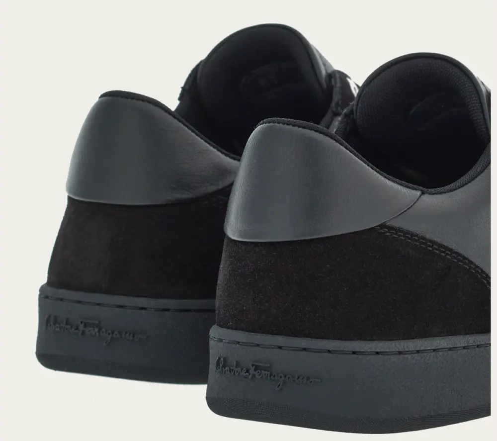 Giày Salvatore Ferragamo Low Top Sneaker ‘Black’ 021572-765745 - Ảnh 4