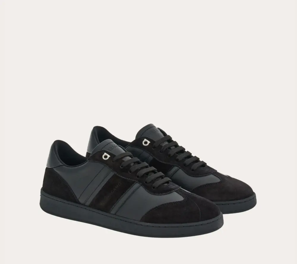 Giày Salvatore Ferragamo Low Top Sneaker ‘Black’ 021572-765745 - Ảnh 3