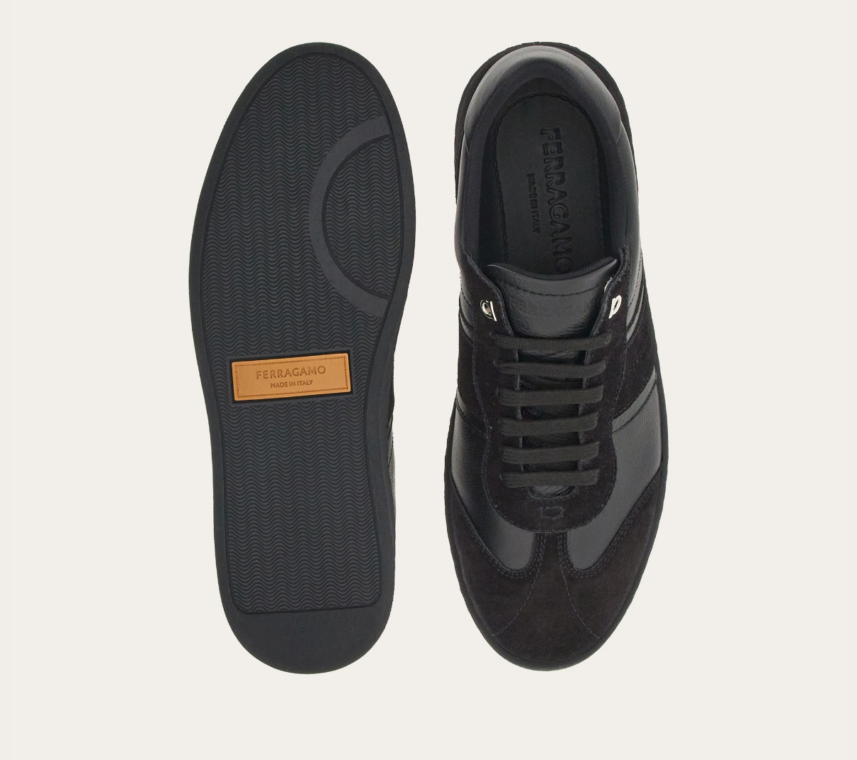 Alternative view of Giày Salvatore Ferragamo Low Top Sneaker ‘Black’ 021572-765745