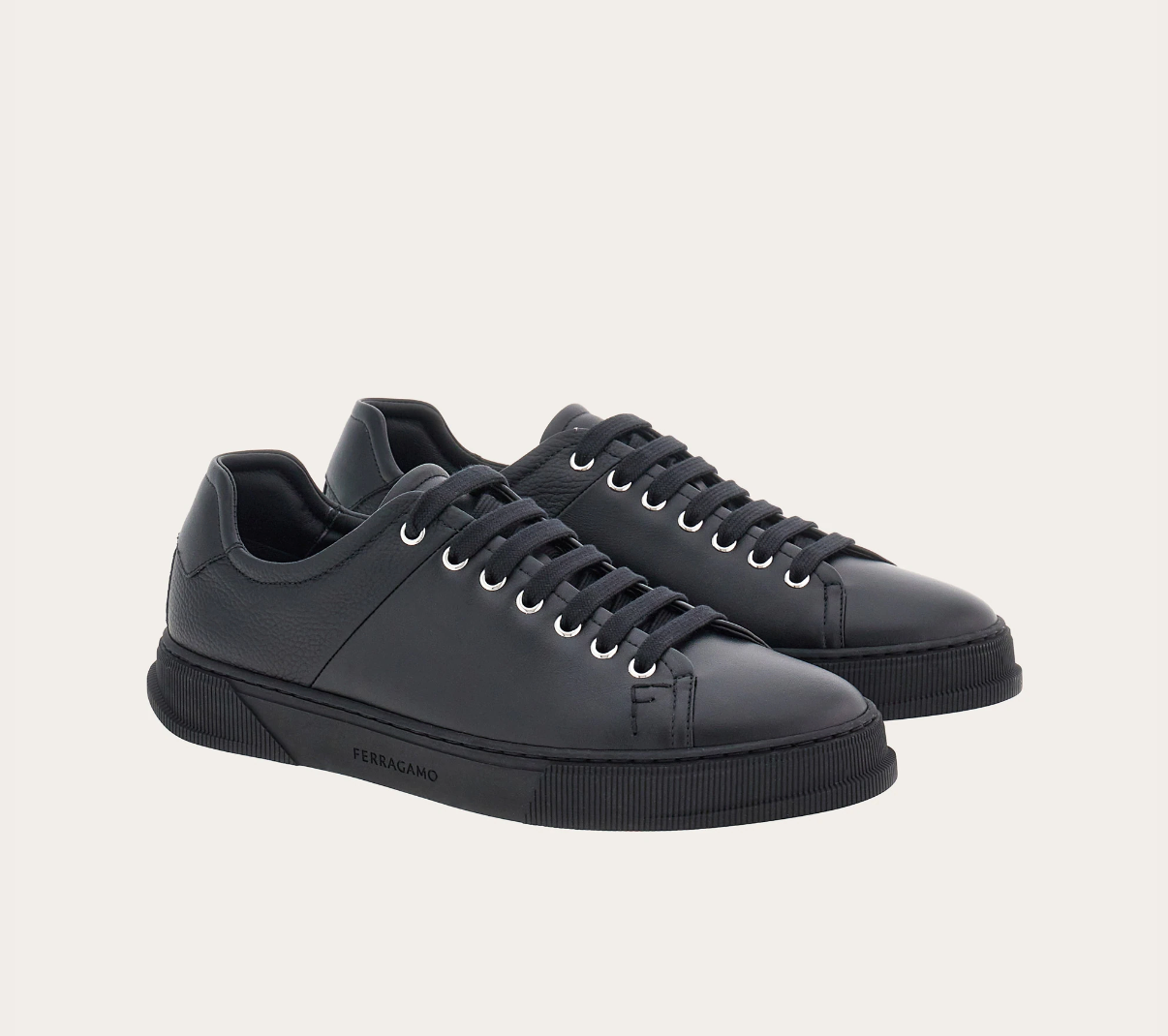 Giày Salvatore Ferragamo Low Cut Sneaker ‘Black’ 026363-772429 - Ảnh 3