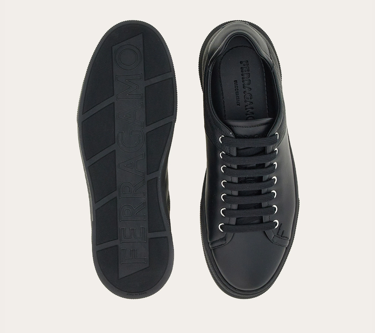 Alternative view of Giày Salvatore Ferragamo Low Cut Sneaker ‘Black’ 026363-772429