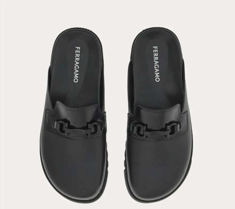 Dép Salvatore Ferragamo Mule ‘Black’ 027317-774016 - Ảnh 5
