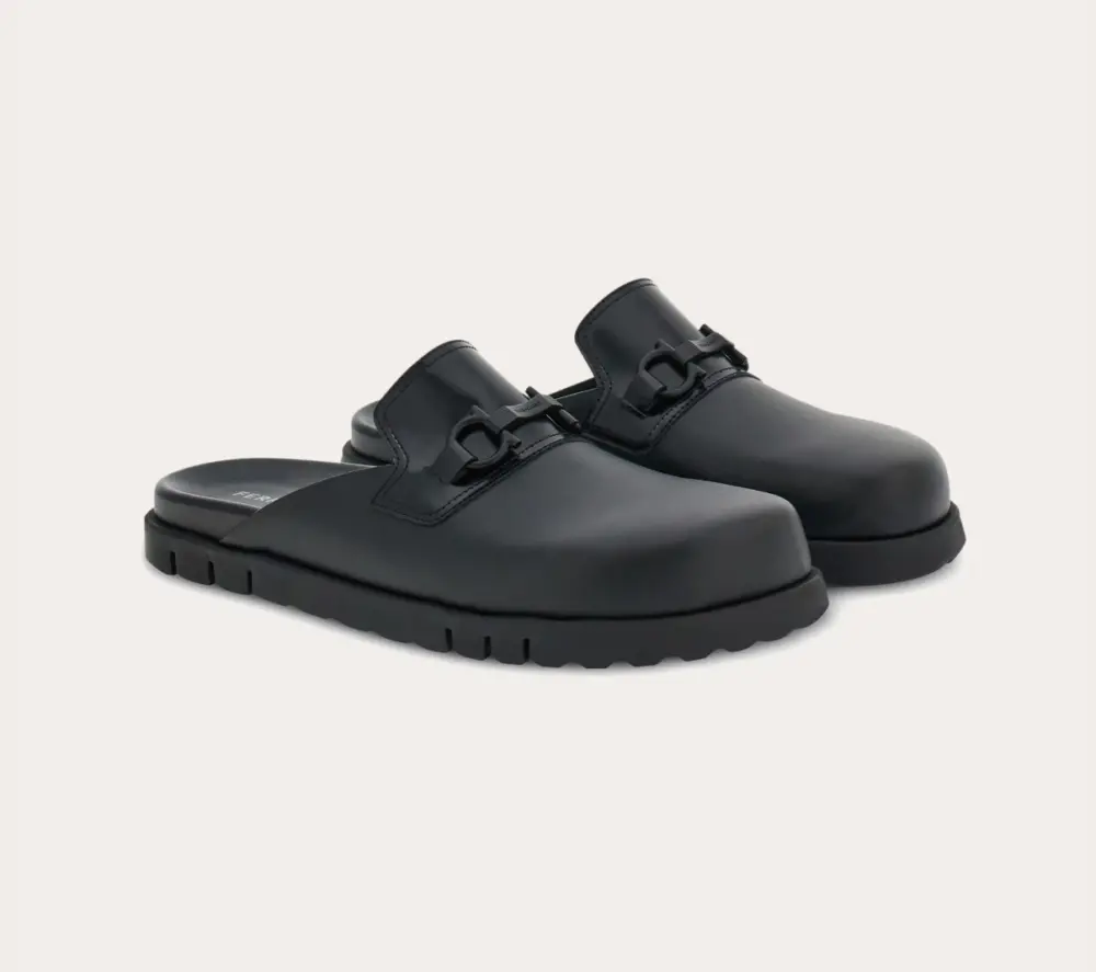 Dép Salvatore Ferragamo Mule ‘Black’ 027317-774016 - Ảnh 3