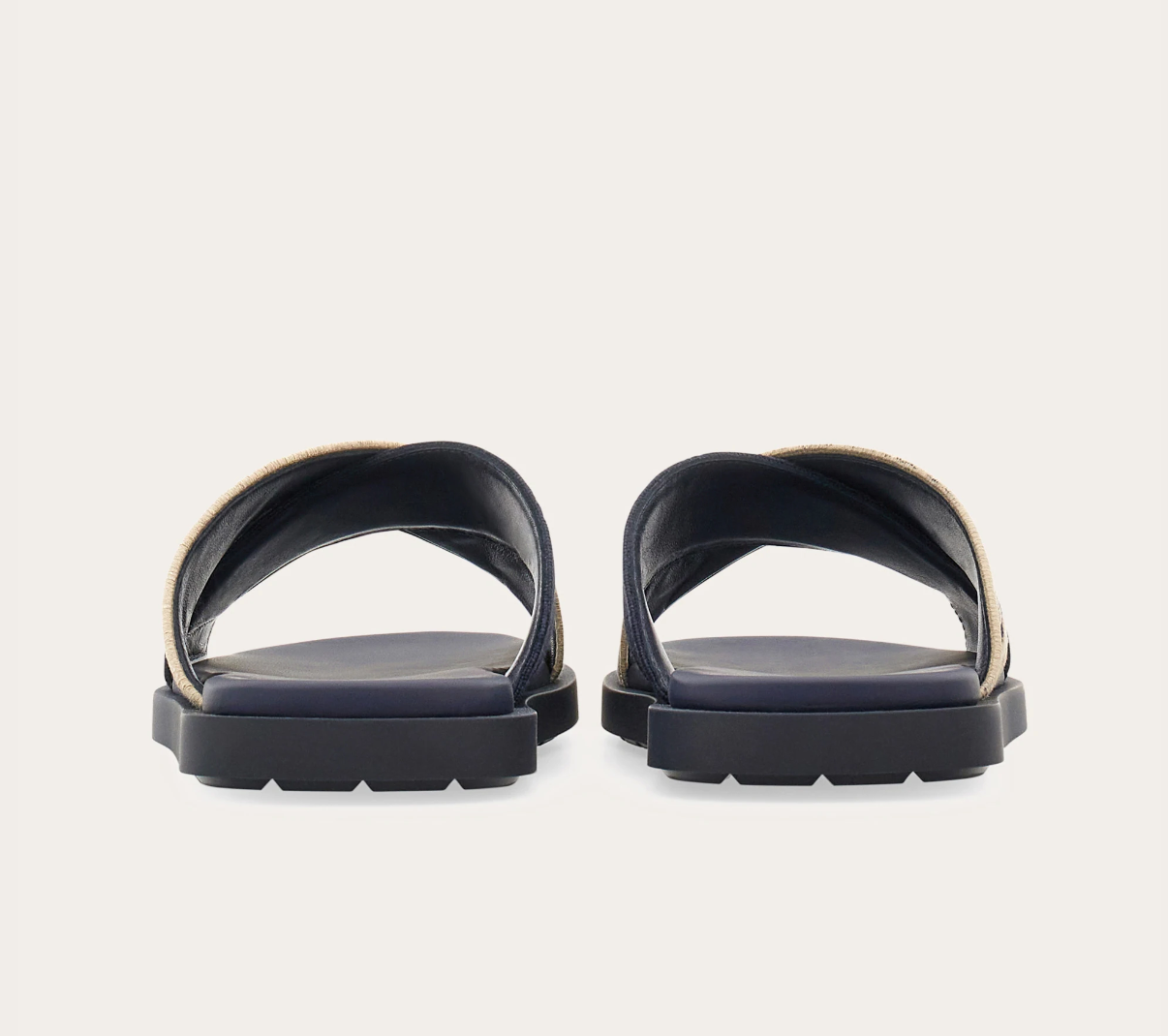 Dép Salvatore Ferragamo Sandal ‘Midnight Blue’ 028587-774206 - Ảnh 4