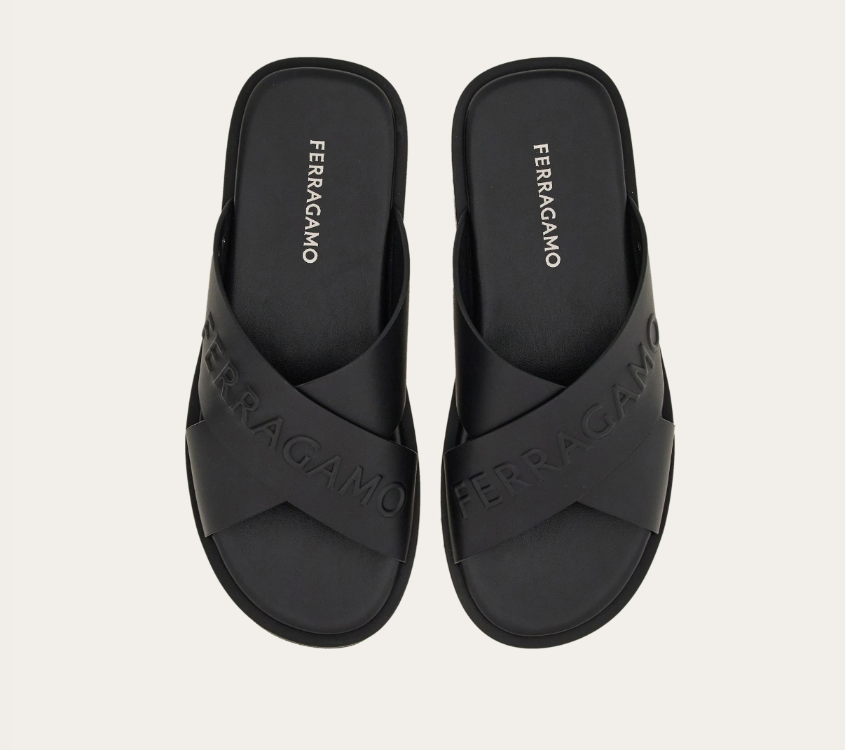 Dép Salvatore Ferragamo Sandal ‘Black’ 028618-774329 - Ảnh 5