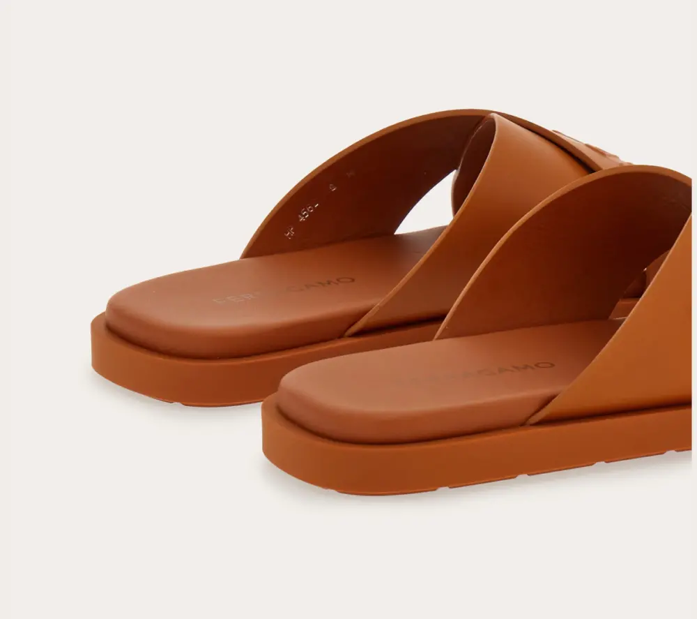 Dép Salvatore Ferragamo Sandal ‘Cognac’ 028618-774326 - Ảnh 4