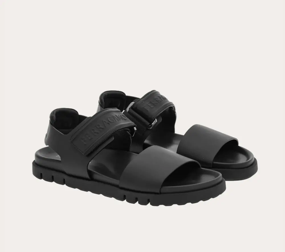 Dép Salvatore Ferragamo Sandal ‘Black’ 027195-772590 - Ảnh 3