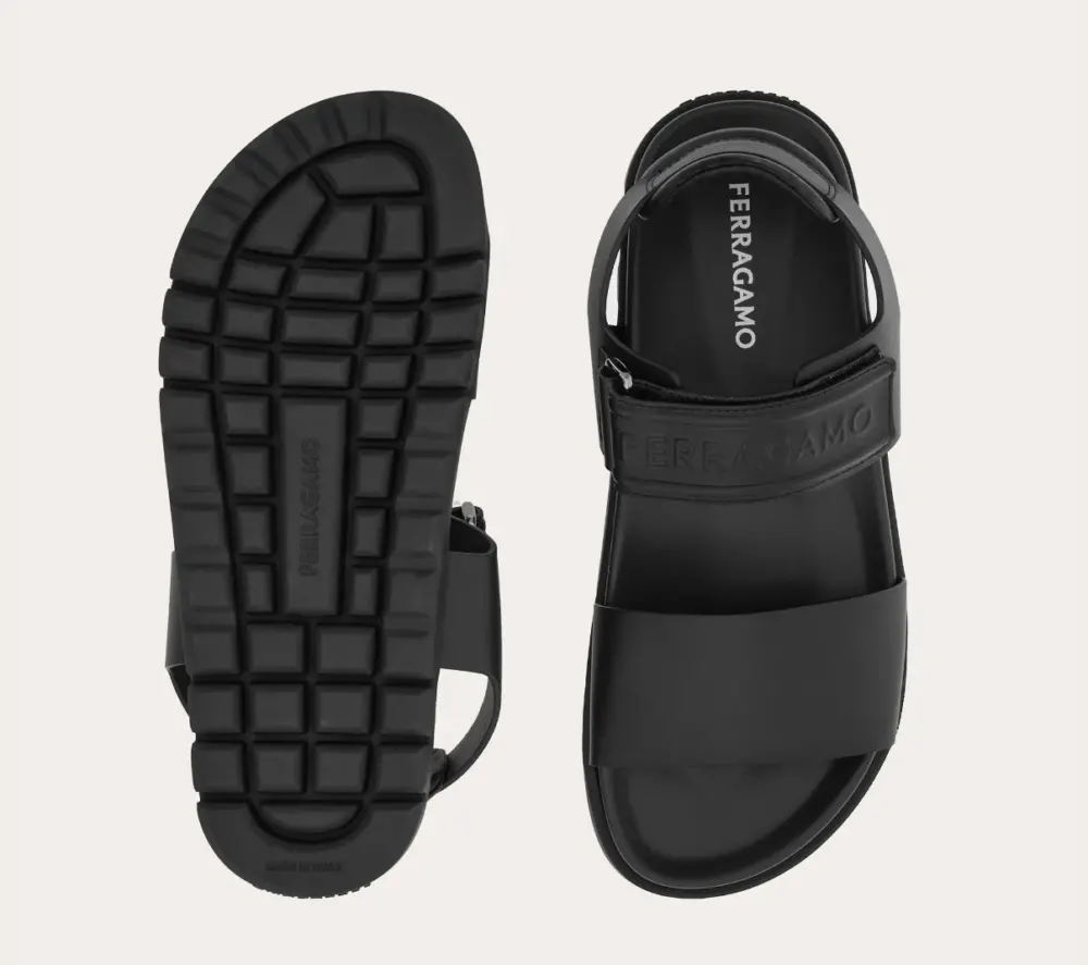 Alternative view of Dép Salvatore Ferragamo Sandal ‘Black’ 027195-772590