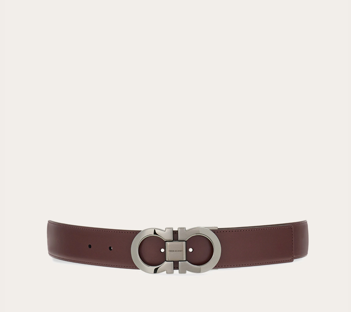 Thắt Lưng Salvatore Ferragamo Adjustable Gancini Belt ‘Oxblood’ 679535-778226 - Ảnh 4