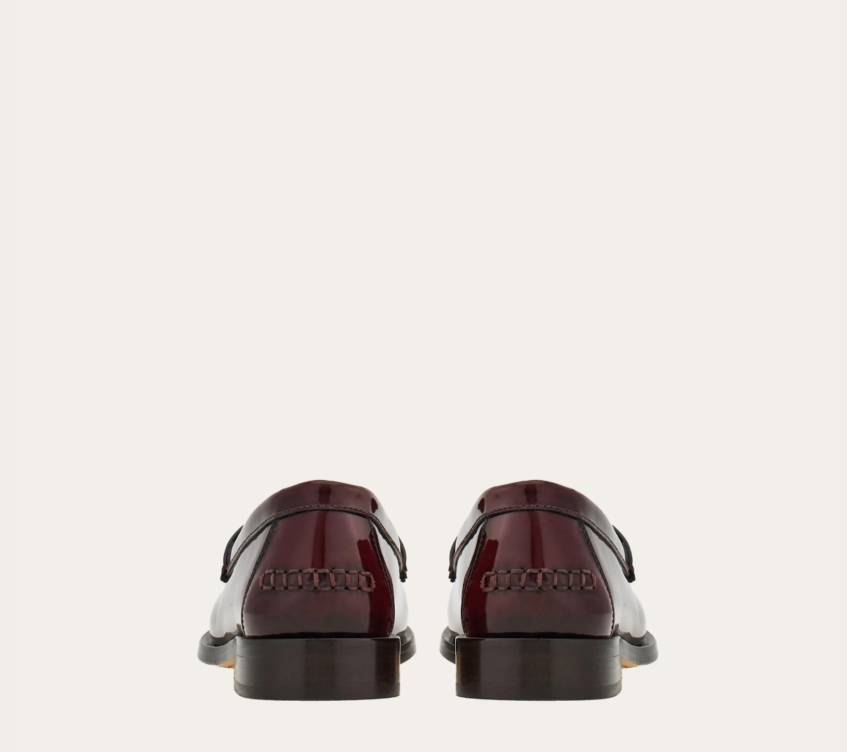 Giày Salvatore Ferragamo Moccasin Gancini Ornament ‘Burgundy’ 01H443-769633 - Ảnh 4