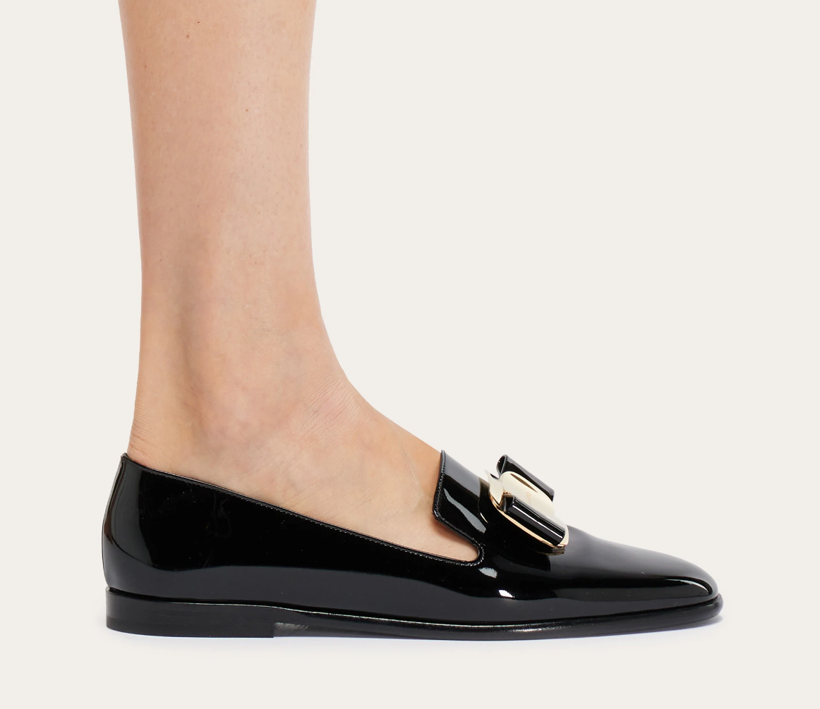 Alternative view of Giày Salvatore Ferragamo New Vara Plate Loafer ‘Black’ 01H522-768944