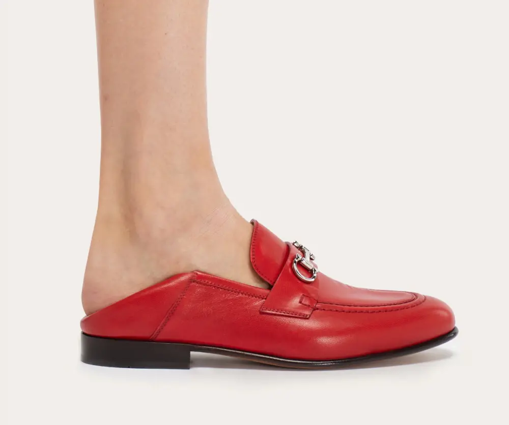 Giày Salvatore Ferragamo Mule Loafer ‘Flame Red’ 01E100-771516 - Ảnh 3