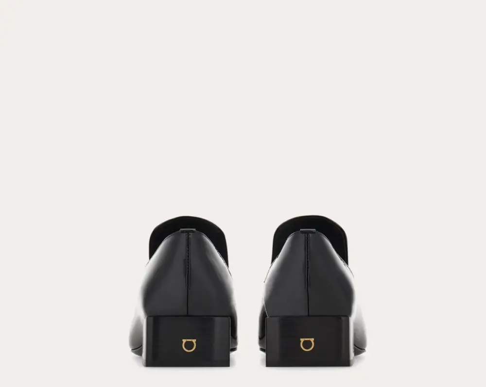 Giày Salvatore Ferragamo Square Tip Loafer ‘Black’ 01J181-777125 - Ảnh 3