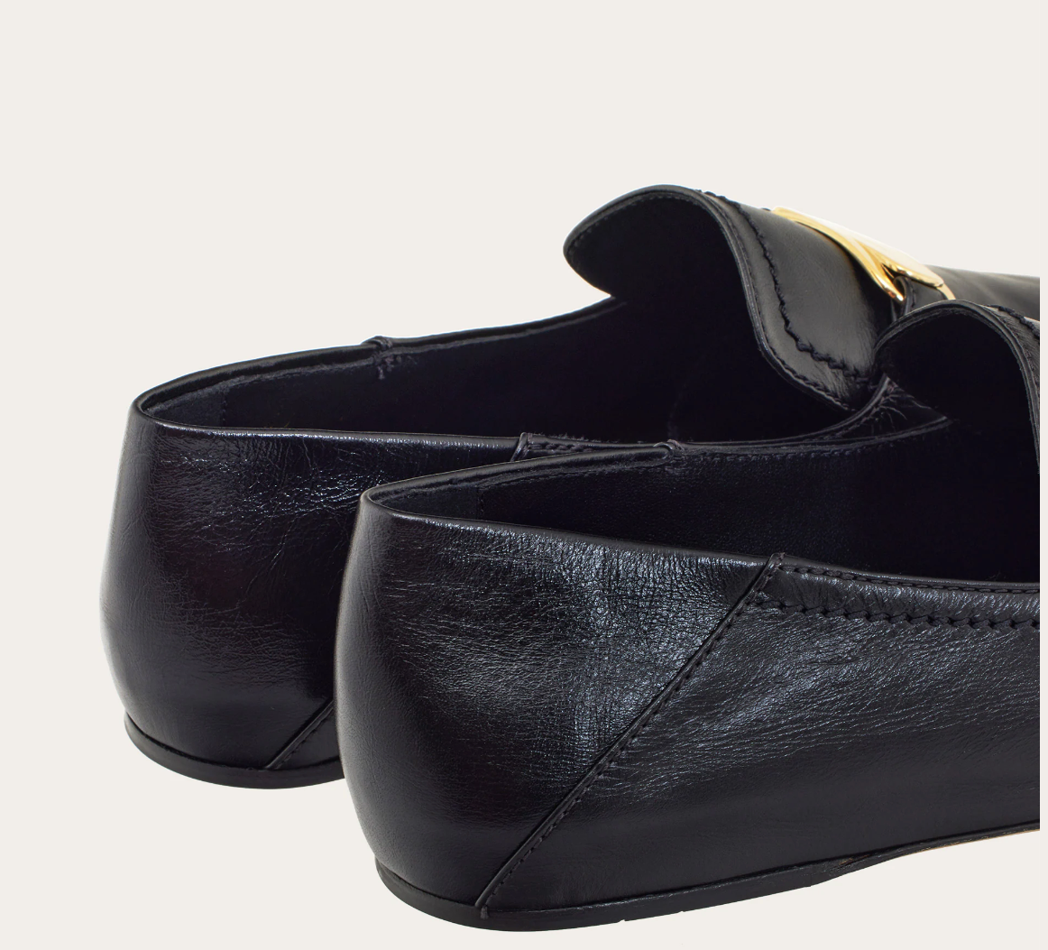 Giày Salvatore Ferragamo New Vara Buckle Loafer ‘Black’ 01H932-773088 - Ảnh 4