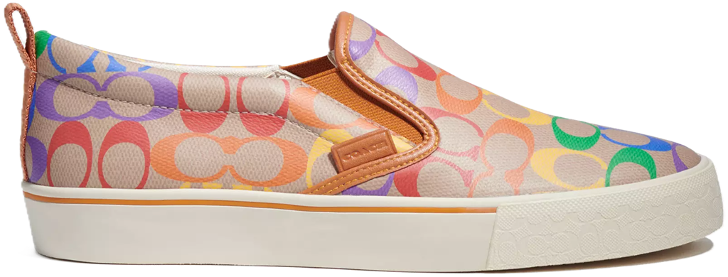 Giày Coach Skate Slip On Signature ‘Rainbow’ CA284-RAINBOW