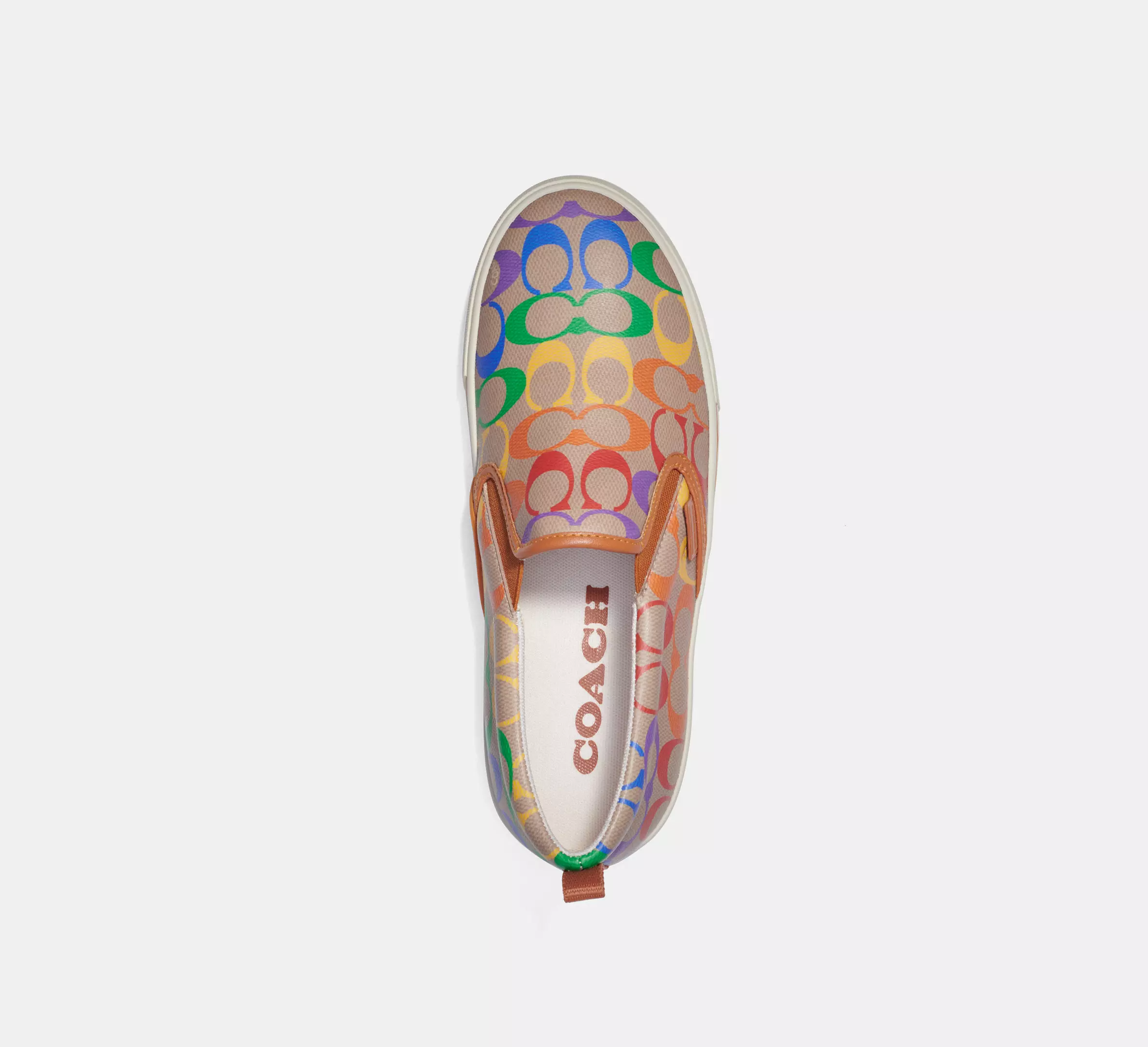 Giày Coach Skate Slip On Signature ‘Rainbow’ CA284-RAINBOW - Ảnh 3