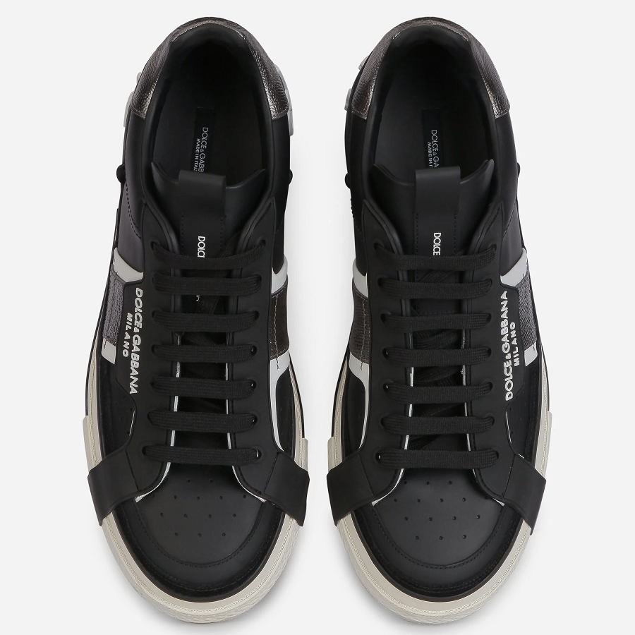 Giày Dolce & Gabbana Custom 2.Zero Low ‘Black’ CS1863-A0223-8B979 - Ảnh 3