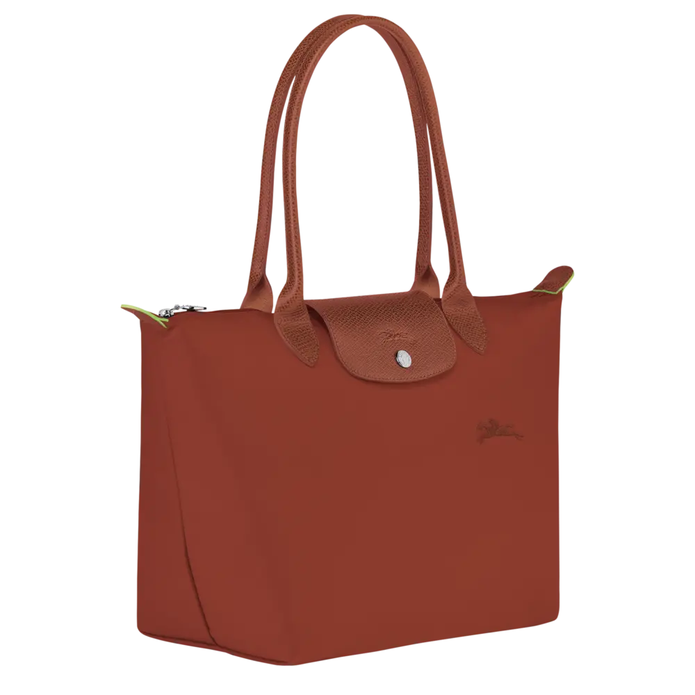 Túi Longchamp Le Pliage Green M Tote Bag 'Chestnut' L2605919404 - Ảnh 3