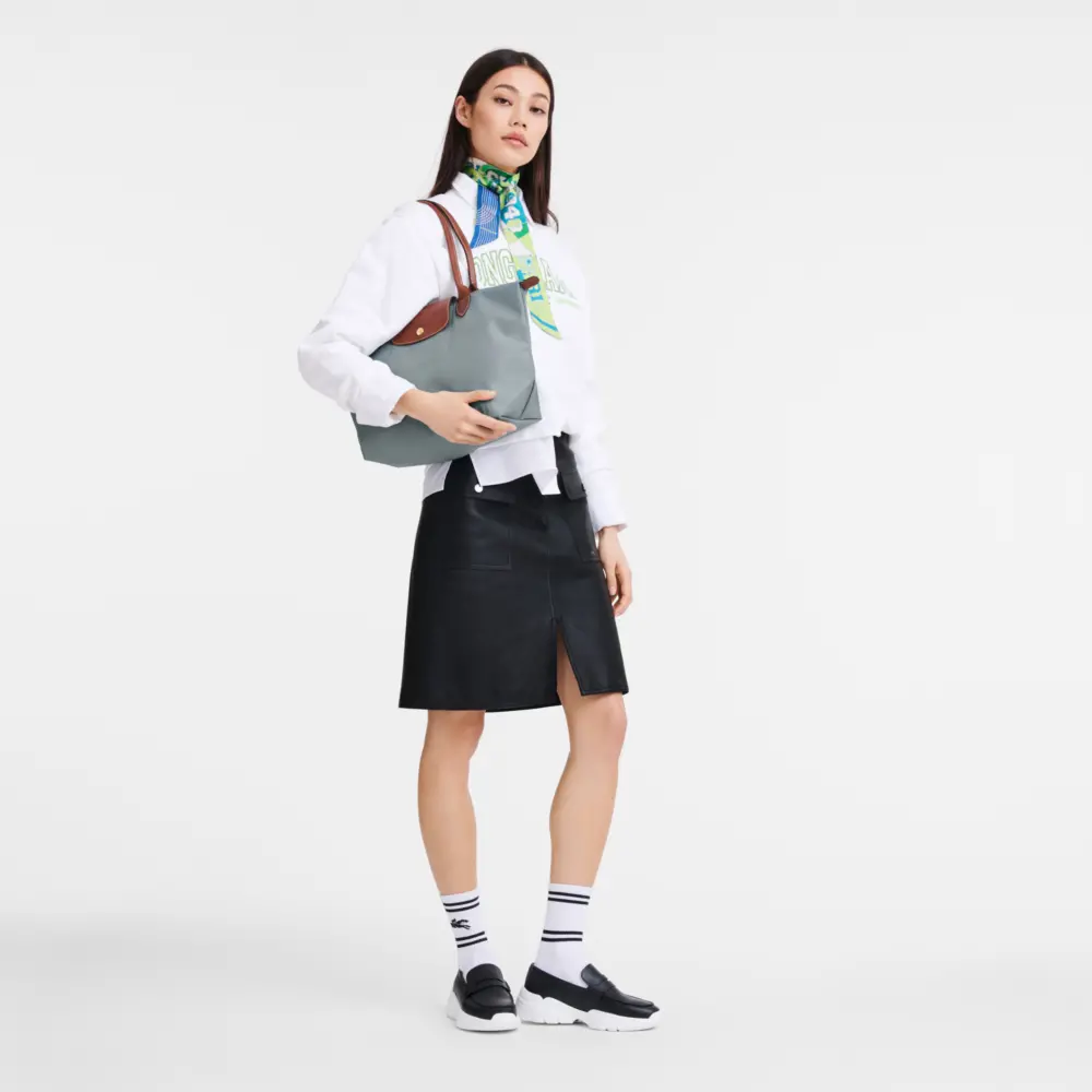 Alternative view of Túi Longchamp Le Pliage Original M Tote Bag 'Steel' L2605089P80